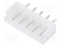 Wire-board  socket  male  EH  2.5mm  PIN  5  THT  250V  3A  -25÷85°C