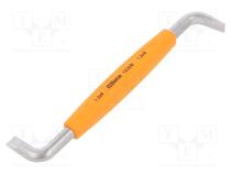 Screwdriver  slot  double-sided,angular  8,0x1,2mm  150mm