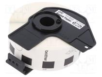 Label  white  Character colour  black  self-adhesive  12mm