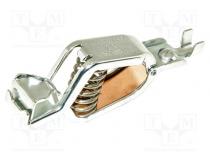 Crocodile clip  50A  Grip capac  max.27mm  Overall len  104mm