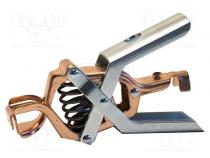 Crocodile clip  100A  Grip capac  max.27mm  Overall len  114mm