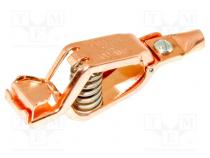 Crocodile clip  100A  Grip capac  max.27mm  Overall len  109mm