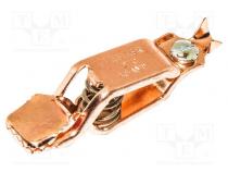 Crocodile clip  40A  Grip capac  max.15mm  Overall len  62mm