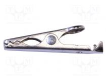 Crocodile clip  5A  Grip capac  max.4.8mm  Overall len  28mm