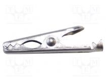 Crocodile clip  5A  Grip capac  max.4.8mm  Overall len  28mm