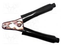 Crocodile clip  200A  Grip capac  max.38mm  Overall len  153mm