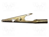 Crocodile clip  10A  Grip capac  max.7.9mm  Overall len  50mm
