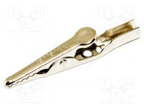 Crocodile clip  10A  Grip capac  max.7.9mm  Overall len  50mm