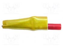 Crocodile clip  10A  Grip capac  max.7.9mm  Overall len  58mm