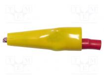 Crocodile clip  10A  Grip capac  max.7.9mm  Overall len  58mm