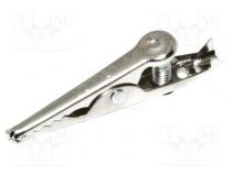 Crocodile clip  5A  Grip capac  max.7.9mm  Overall len  42.86mm