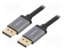 Cable  DisplayPort 1.2,HDCP 1.3  DisplayPort plug,both sides