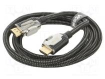 Cable  DisplayPort 1.4,HDCP 2.2  DisplayPort plug,both sides