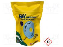 Лента  распаивающая  с канифолью,No Clean  W  1,5мм  L  1,5м  ESD