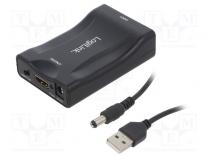 Adapter  HDMI 1.3  HDMI socket,SCART socket  black