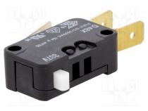 Microswitch SNAP ACTION  SPDT  21A/250VAC  8A/250VDC  ON-(ON)