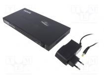 Splitter  HDCP,HDMI 1.4  black  Input  HDMI socket