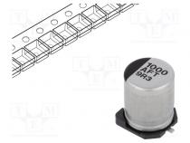Конденсатор  электролитический  low ESR  SMD  1000мкФ  10ВDC  ±20%