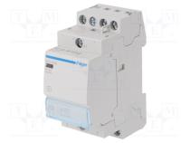 Contactor  4-pole installation  25A  230VAC  NO x4  ESC  -10÷50°C