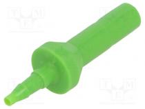 Male quick connect  green
