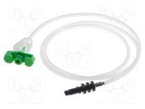 Syringe adapter  3ml  green  silicone free  QuantX
