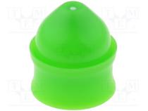 Plunger  3ml  green  universal  silicone free  polypropylene