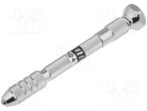Drill holder  0.3÷3.2mm  Tip mat  steel  Mat  brass
