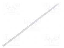 Heat shrink sleeve  glueless  2  1  1.2mm  L  1m  transparent