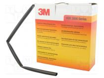 Heat shrink sleeve  glueless,thin walled  3  1  9mm  L  7m  black