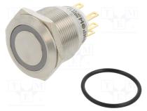 Переключатель  антивандальный  Пол  2  SPDT  3A/220ВAC  5A/24ВDC