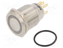 Switch  vandal resistant  Pos  2  SPDT  3A/220VAC  5A/24VDC  IP65