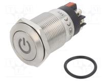 Переключатель  антивандальный  Пол  2  SPDT  3A/220ВAC  5A/24ВDC