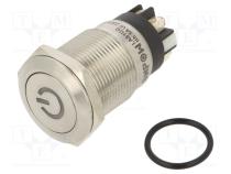 Переключатель  антивандальный  Пол  2  SPDT  3A/220ВAC  5A/24ВDC