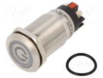 Переключатель  антивандальный  Пол  2  SPDT  3A/220ВAC  5A/24ВDC