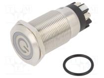 Переключатель  антивандальный  Пол  2  SPDT  3A/220ВAC  5A/24ВDC