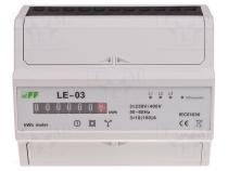 Counter  analogue,mounting  for DIN rail mounting  Inom  10A