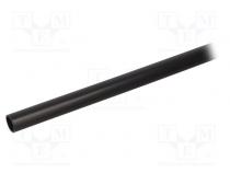 Heat shrink sleeve  glued  4  1  8mm  L  1m  black  Temp  -55÷110°C