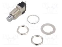 Switch  push-button  Pos  2  SPDT  6A/125VAC  6A/6VDC  ON-ON  screw
