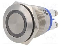 Переключатель  антивандальный  Пол  2  SPST-NO  0,05A/24ВDC  IP66