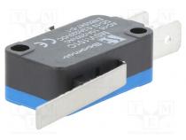 Microswitch SNAP ACTION  with lever  SPDT  10A/250VAC  ON-(ON)