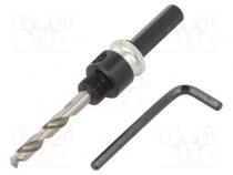 Hole saw adapter  14÷30mm