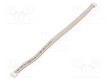 Ribbon cable with connectors  PIN  8  1.27mm  PicoFlex  1.2A  250V