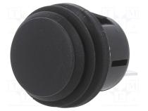 Switch  push-button  Pos  2  SPST  20A/14VDC  black  Illumin  none