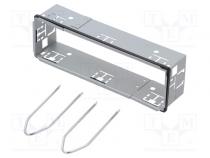 Universal mounting half frame  1 DIN