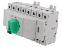 Mains-generator switch  Poles  4  415VAC  63A  IP20  Stabl.pos  3