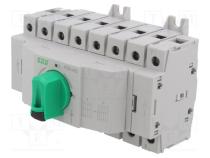 Mains-generator switch  Poles  4  415VAC  80A  IP20  Stabl.pos  3