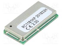 Модуль  RF  UART  -109дБм  3÷3,3ВDC  27дБм  SMD  100кбит/с  560/24мА