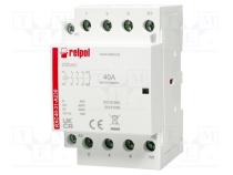 Контактор  4-полюсный установочный  40А  230ВAC  NC + NO x3  IP20