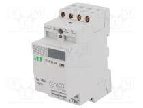 Contactor  4-pole installation  25A  24VAC  NC + NO x3  IP20
