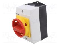 Switch  cam switch  Stabl.pos  2  20A  OFF-ON  in housing  Poles  3
